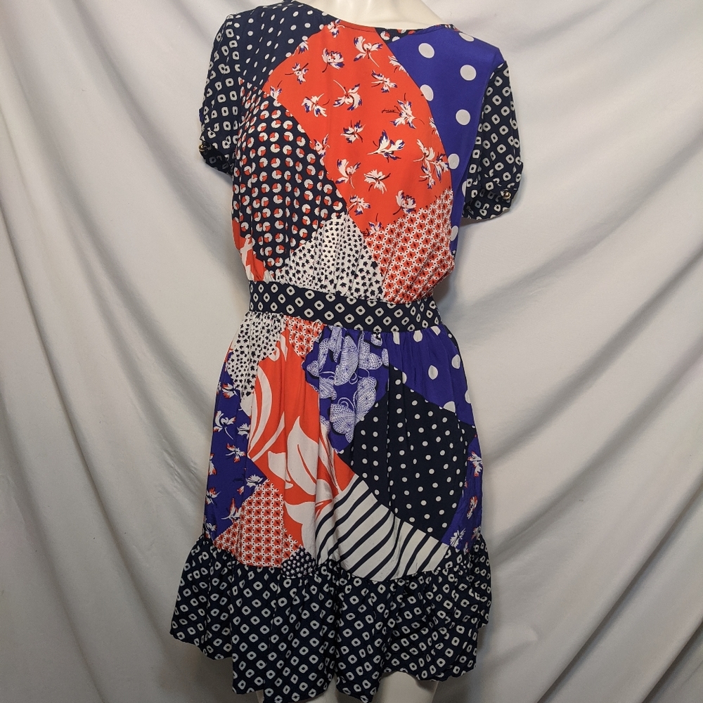 Juicy Coutour | silk | Laurel | patchwork | EUC 2